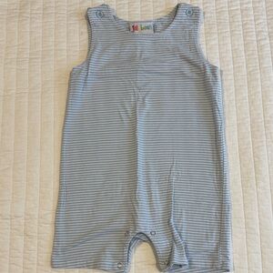 Bean Kids Blue Striped One Piece